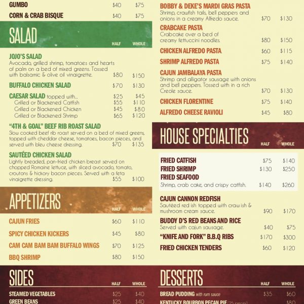 Metairie Catering Bobby Hebert's